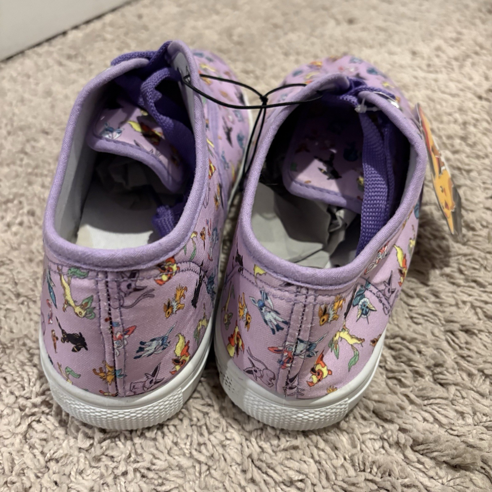 Rare Eevee Evolutions Low Top Lace Up Sneakers New with Tags Women’s Size 10