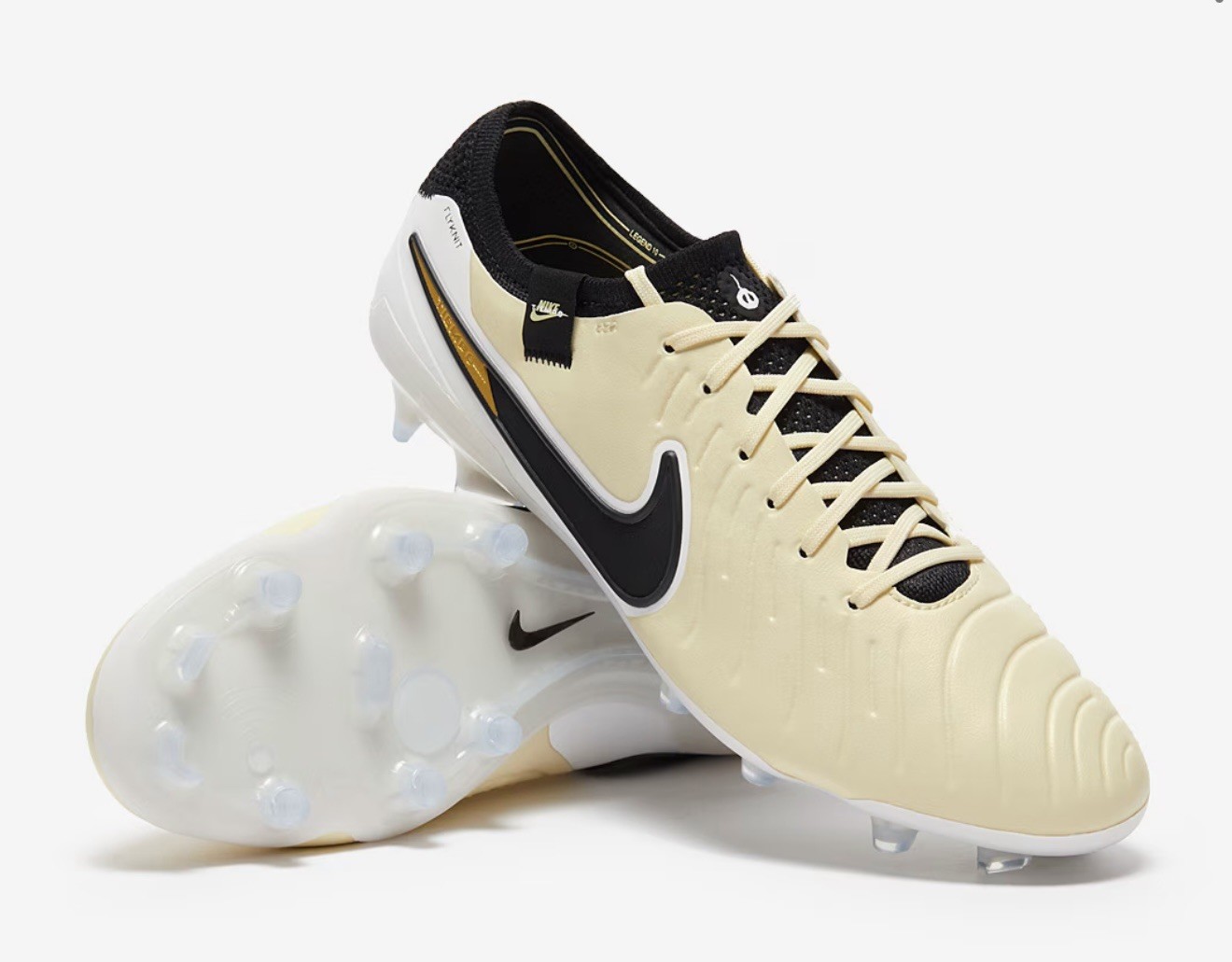 Nike Legend 10 Elite FG Firm Ground Soccer Cleats Lemonade, Size 5.5