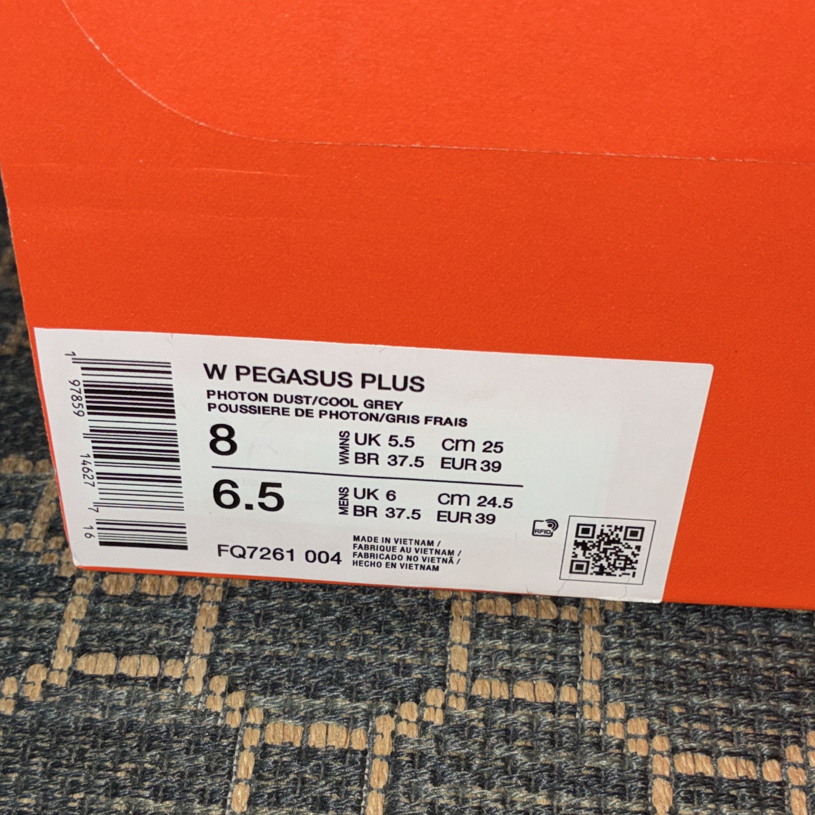 Nike Pegasus Plus Photon Dust Cool Grey Light Smoke Grey FQ7261-004 2025