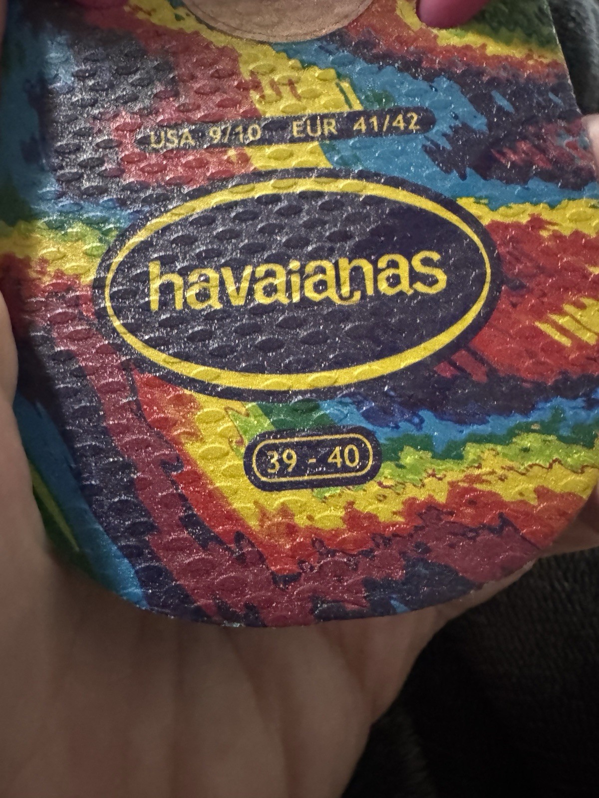 NEW Havaianas Slim Carnaval Flip Flops multicolor These appear new without tags