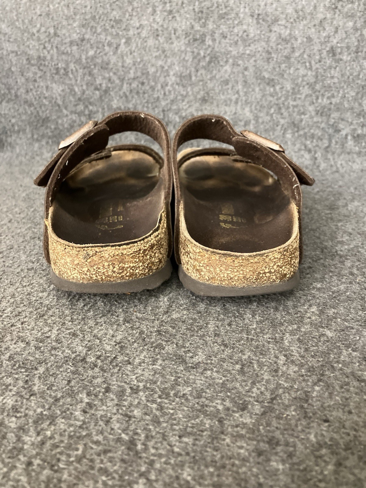 Birkenstock Arizona Sandals Women 7 – 7.5 EU 38 NARROW Brown Birko Flor
