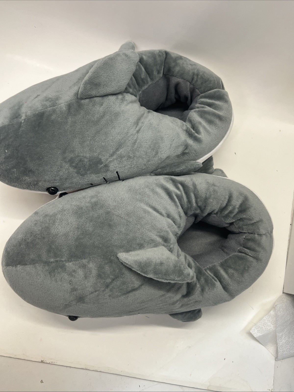 Unisex Adults Soft Sharks Slippers Plush Comfy Animal Indoor Slippers House Shoe