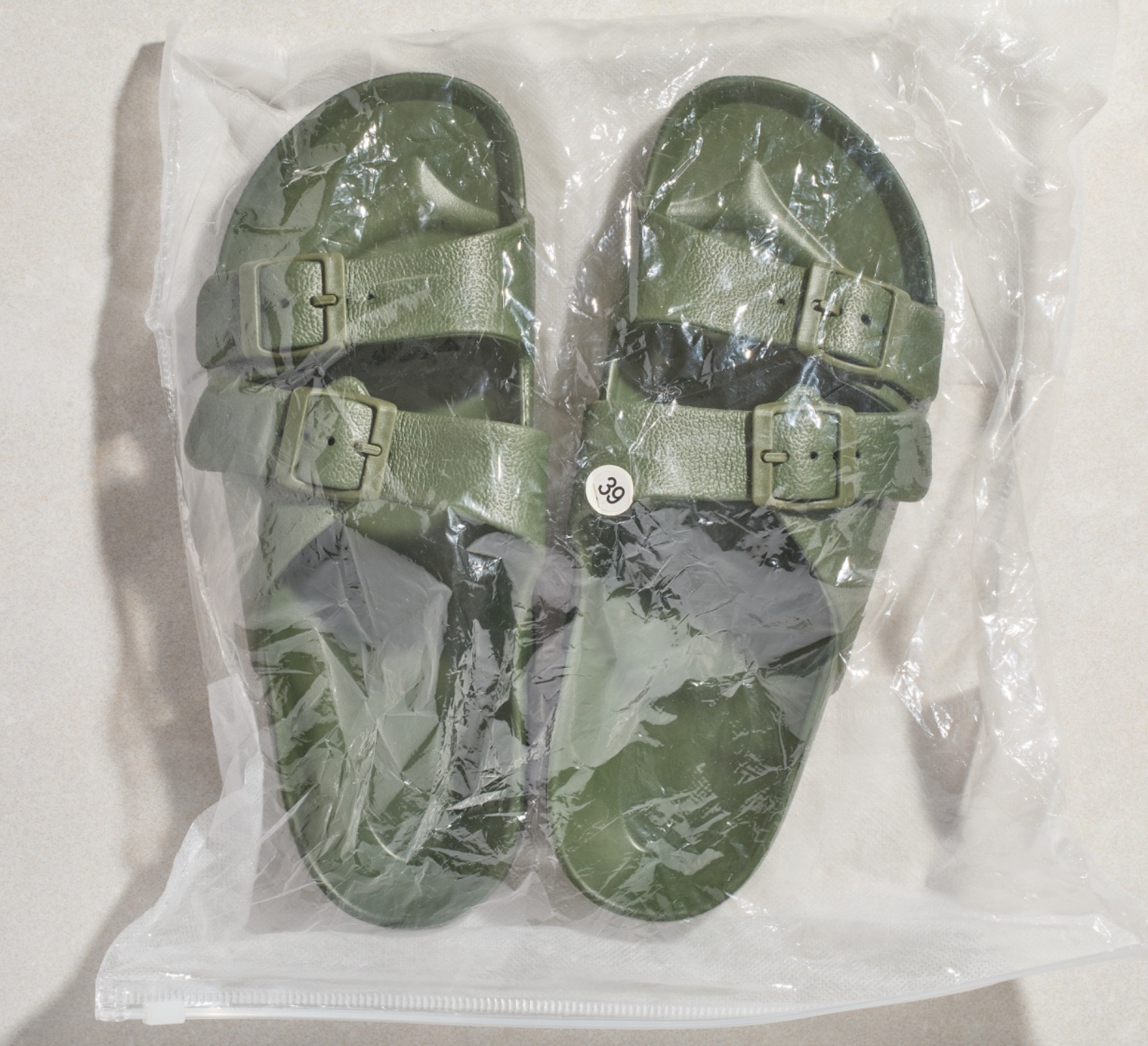 EVA Waterproof Sandals -Khaki Green- Brand New – EUR 39/Women US 8.5/Men US 6.5