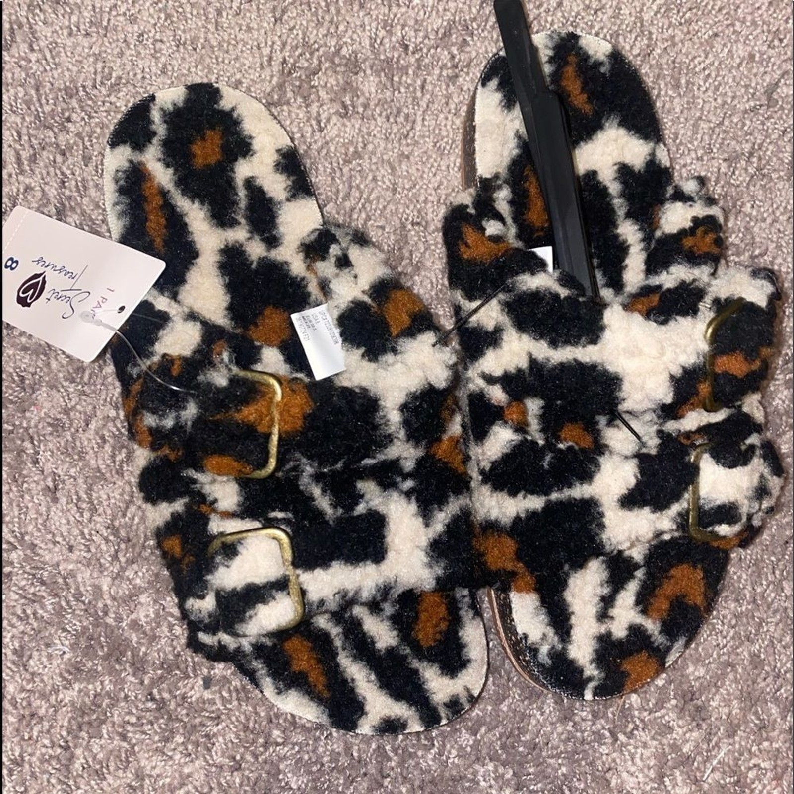 COPY – BRAND NEW SECRET TREASURES LEOPARD LOUNGE FLATS