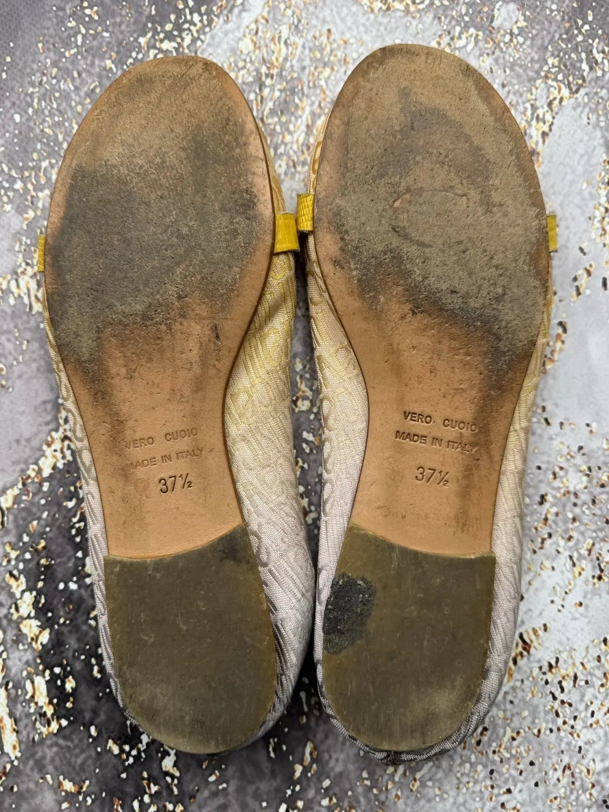 Just Cavalli Vintage Monogram Ballet Shoes Women’s Size 37.5