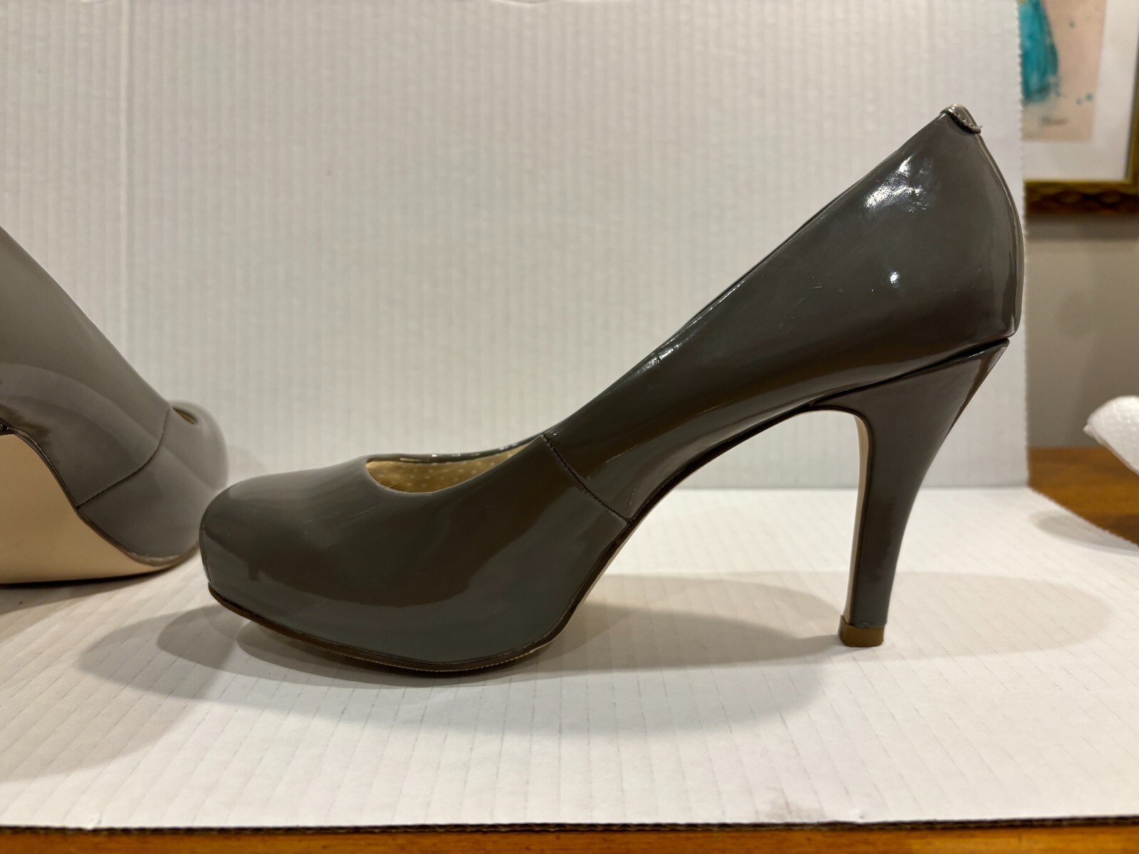 Madden Girl Women Dark Gray High Heel Pumps size 6