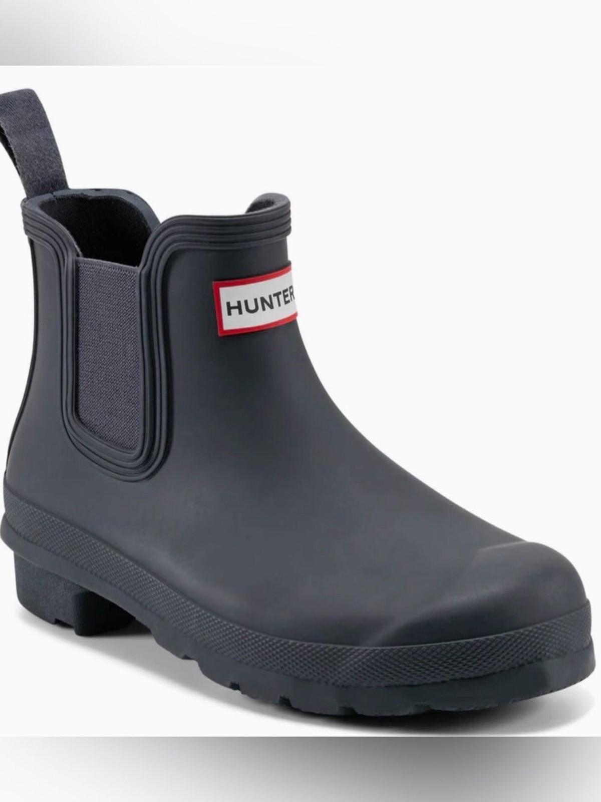 Women’s Original Chelsea Boots Blue Slip-On Rubber Ankle Boots Navy/Hunter/Navy