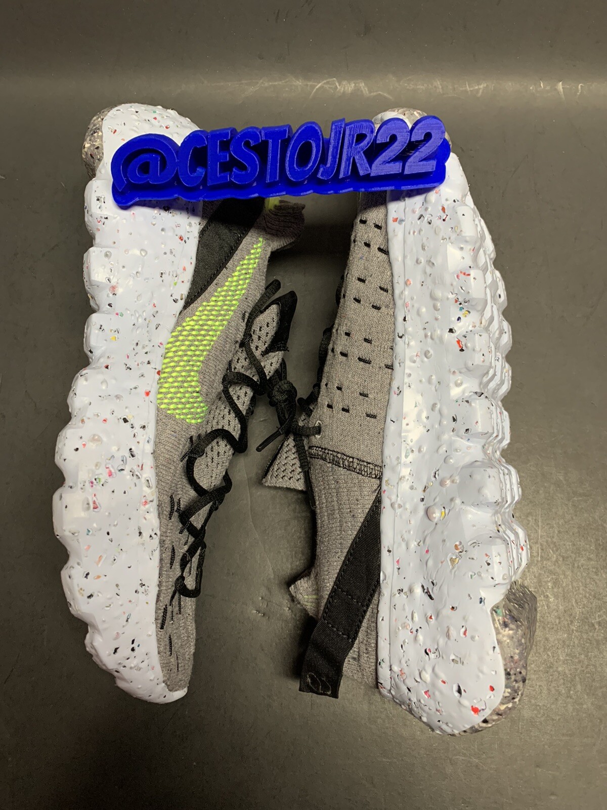 WMNS NIKE SPACE HIPPIE 04 [CD3476 001] GREY VOLT TRASH MAX AIR ZOOM SZ 10.5