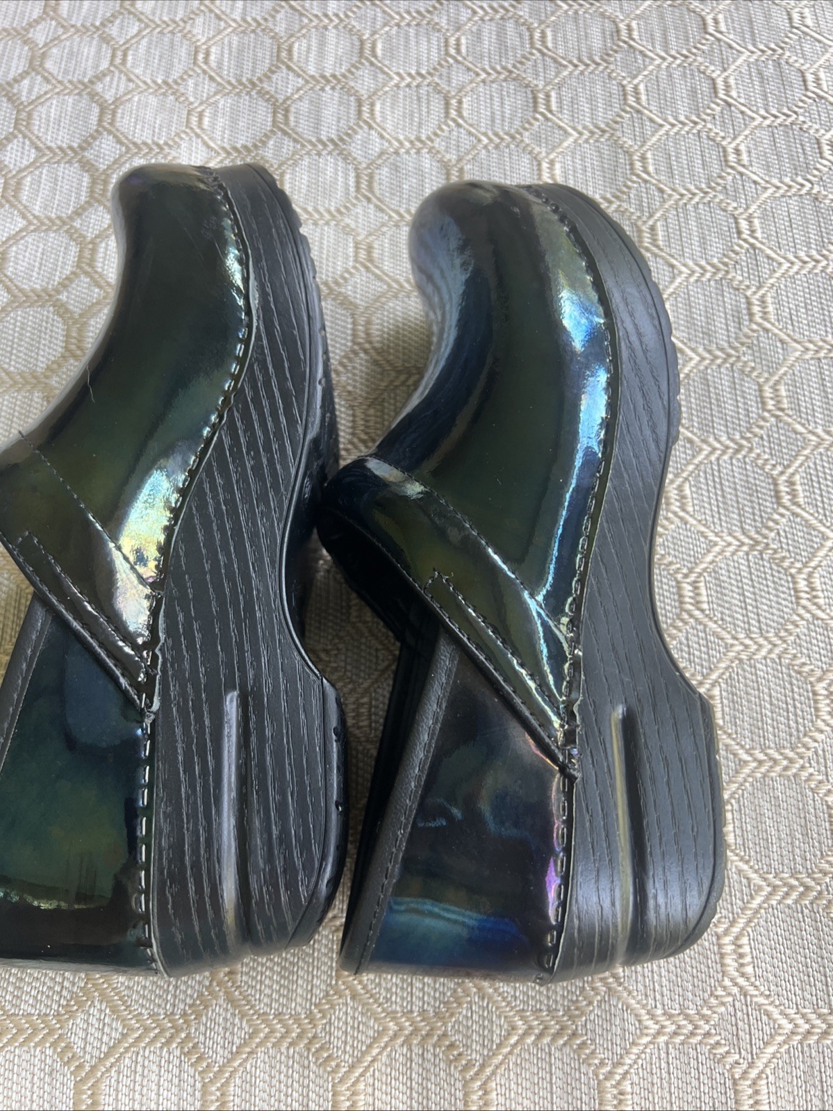Dansko Professional Black Patent Leather Nurse Clog US 6.5 – 7 EU 37