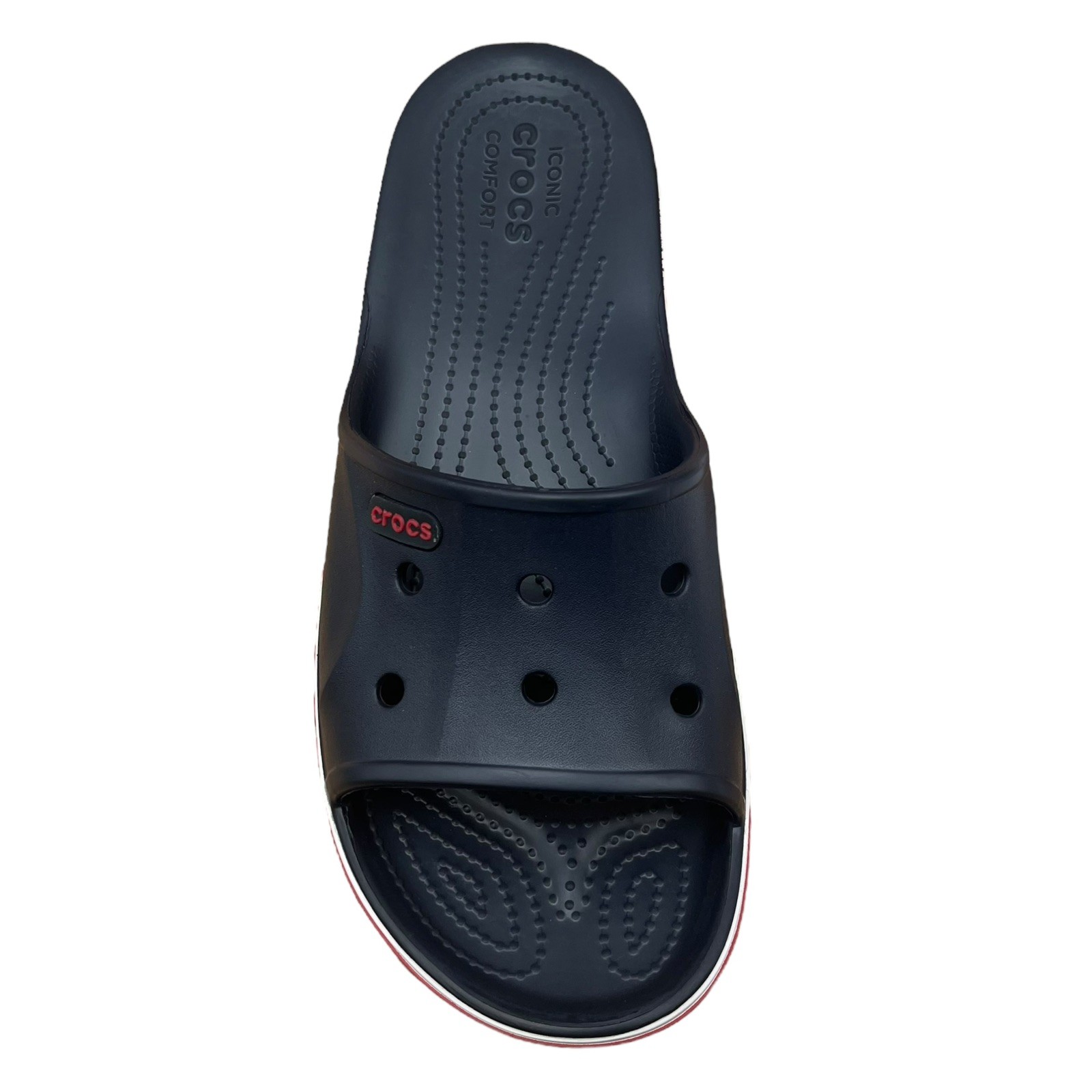 Crocs Bayaband Womens Slide Sandals Size 10 Navy Blue Water Friendly Lightweight