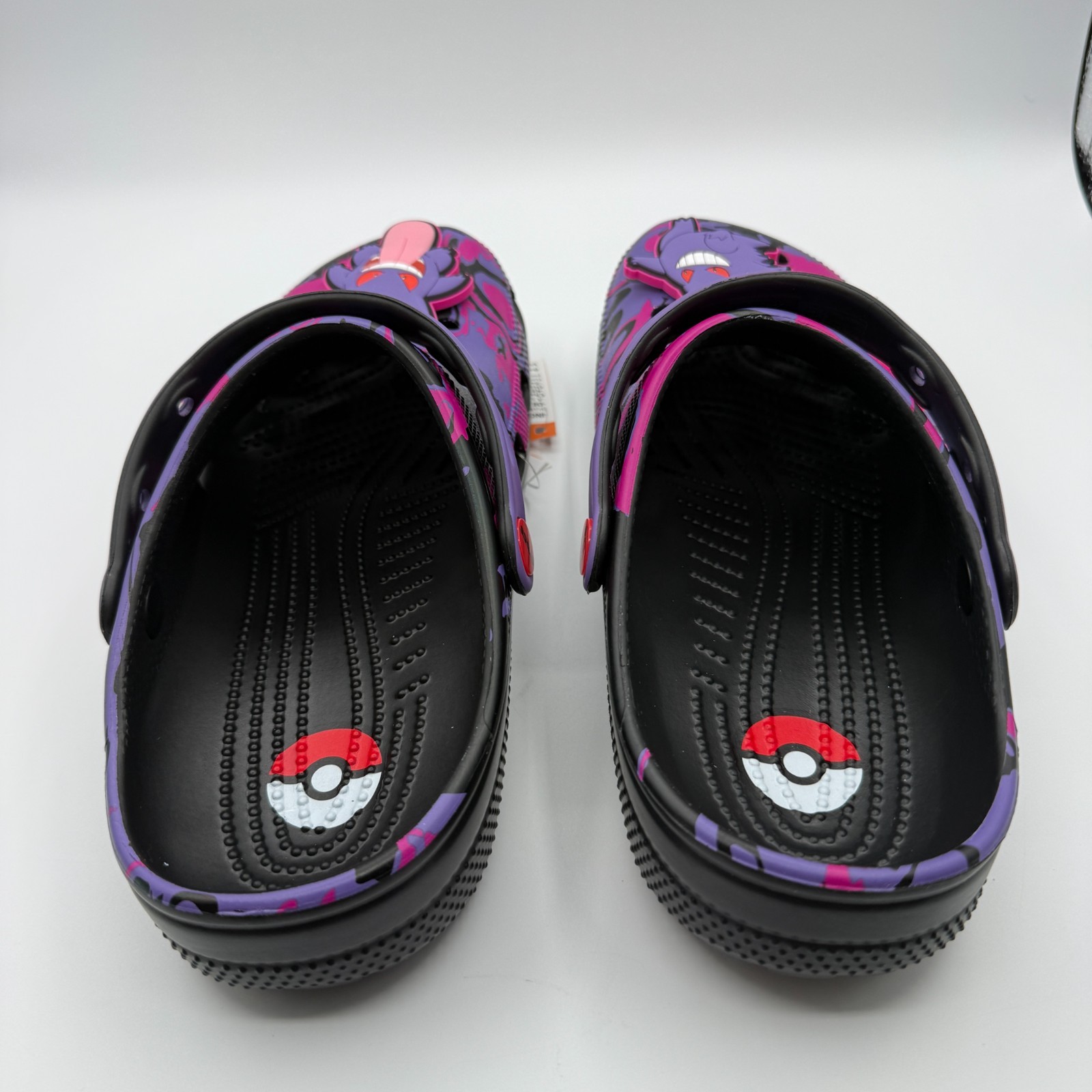 Croc Pokemon Genger Classic Clog Purple Glow/Light Up M8/W10 NWT w/Box (B-41)
