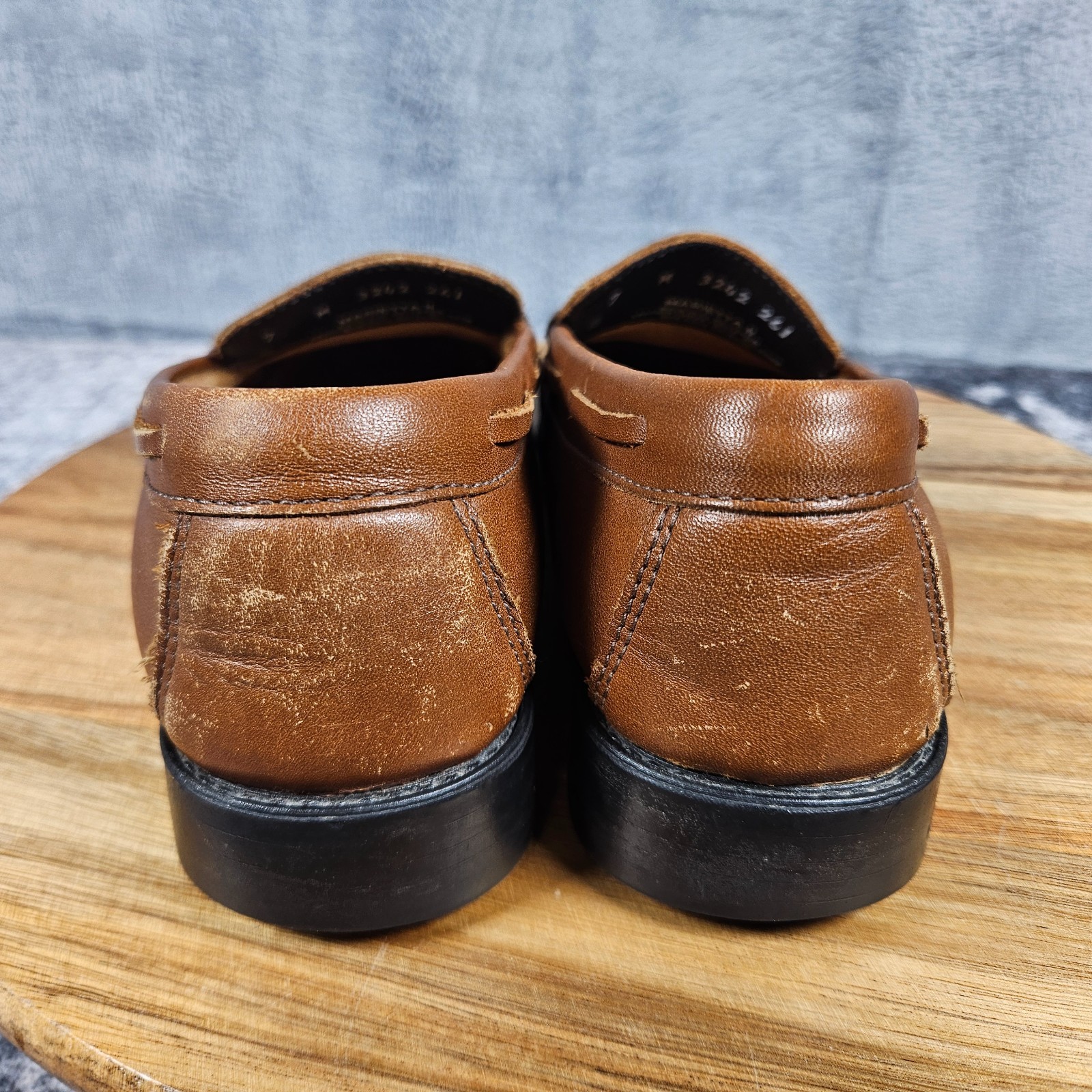 GH Bass Weejuns Marietta II Loafer Women Size 7 Brown Leather Tassel Kiltie Shoe