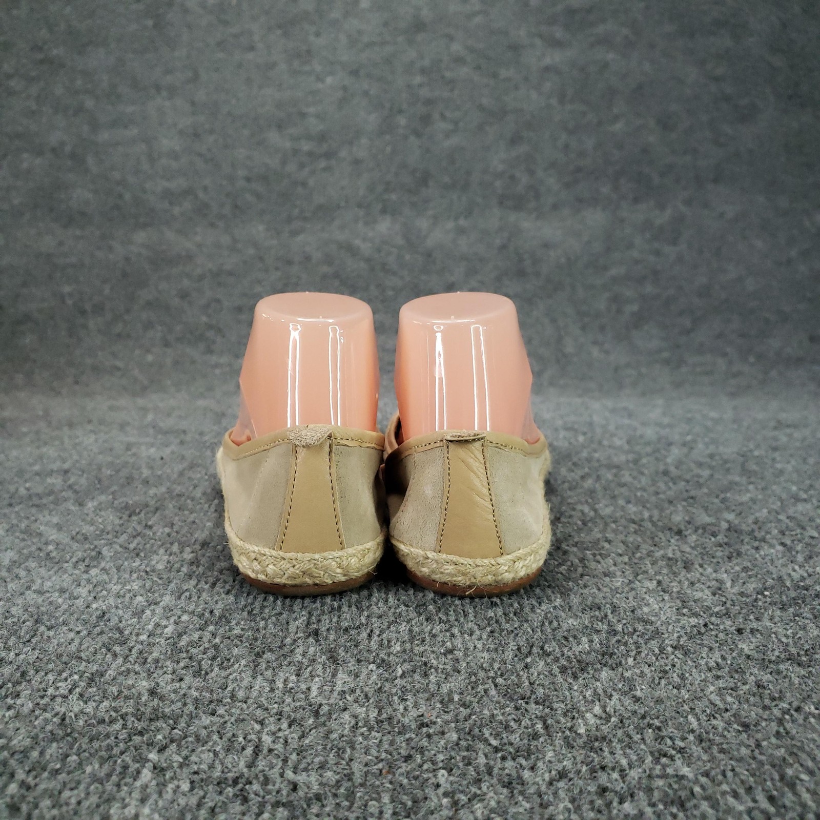 N.d.c. Shoes Womens Size 38 Beige Espadrille Flats Slip On Made By Hand Suede