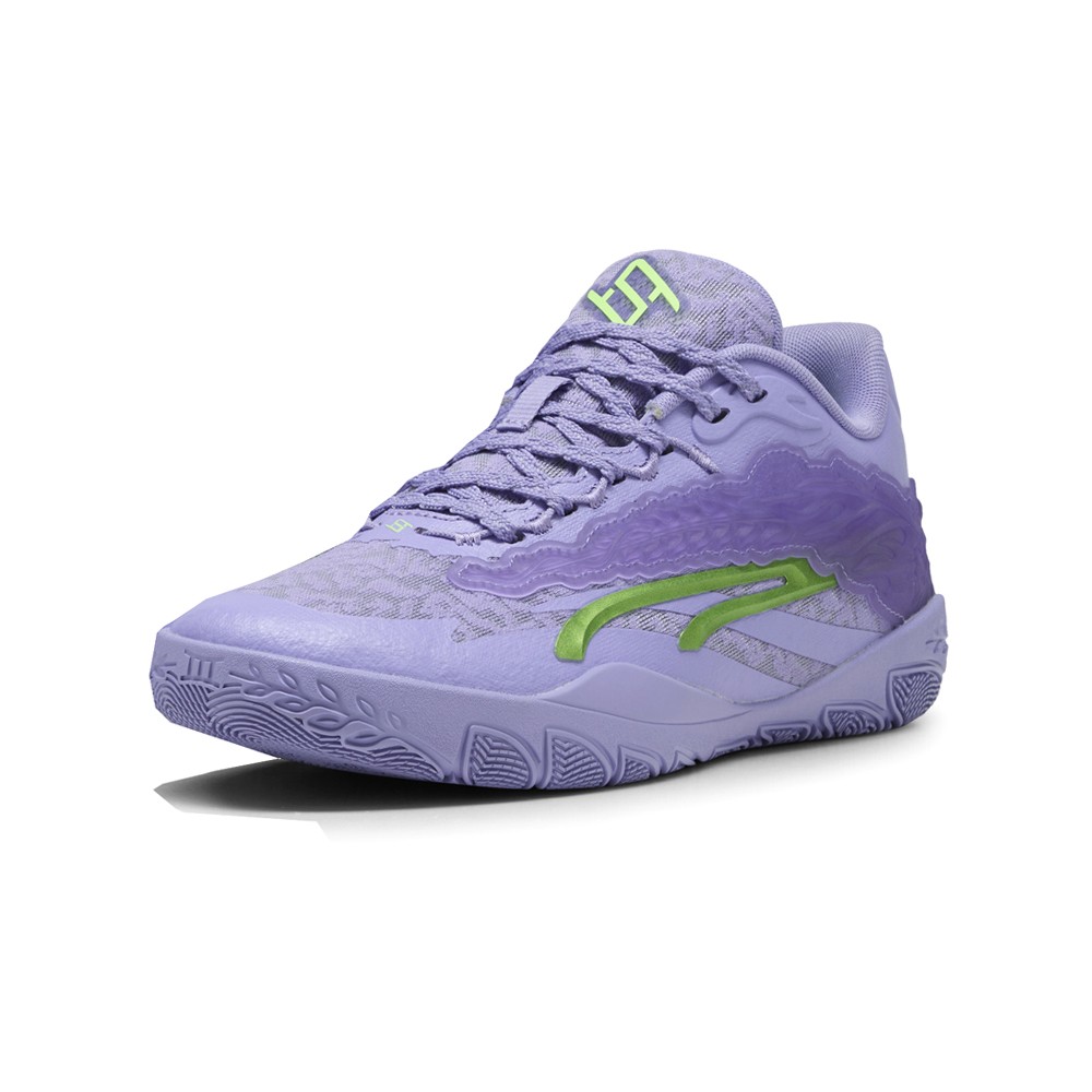 PUMA Stewie 3 Lace Em Up Basketball Womens Purple Sneakers Athletic Shoes 31134