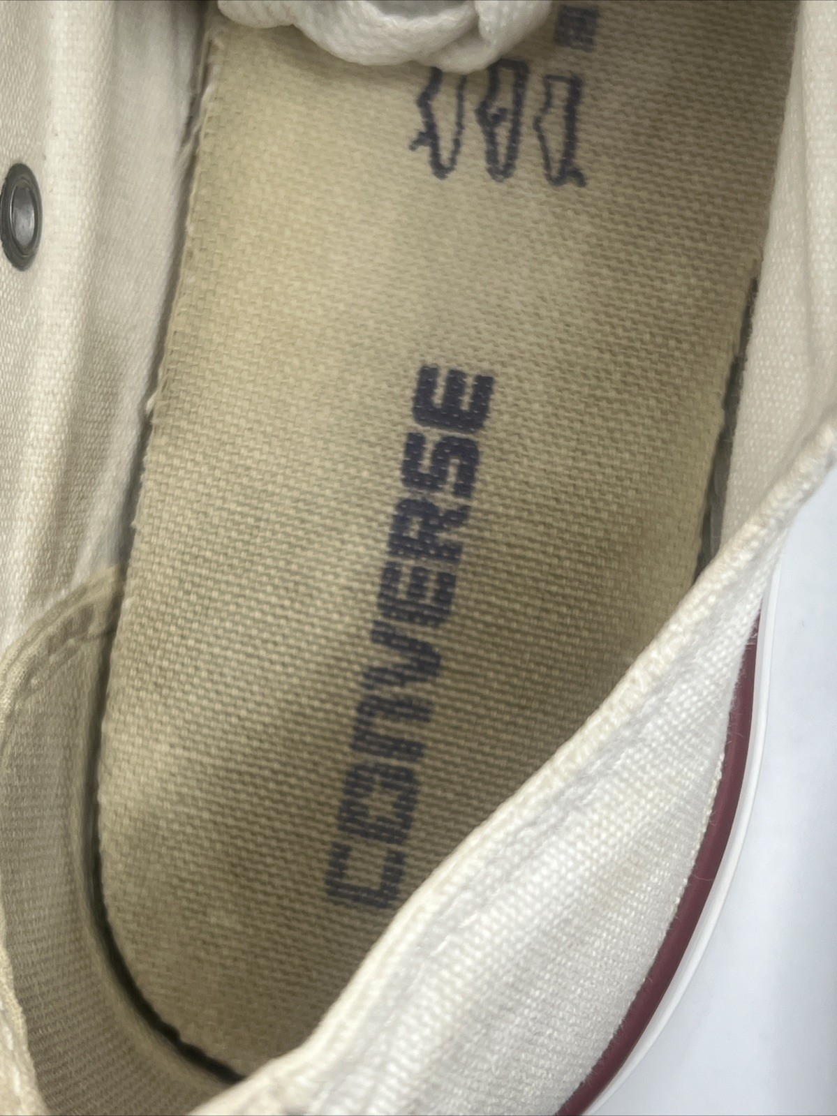 CONVERSE All Star Chuck Taylor Low White M7652 Shoes Mens 4 Womens 6