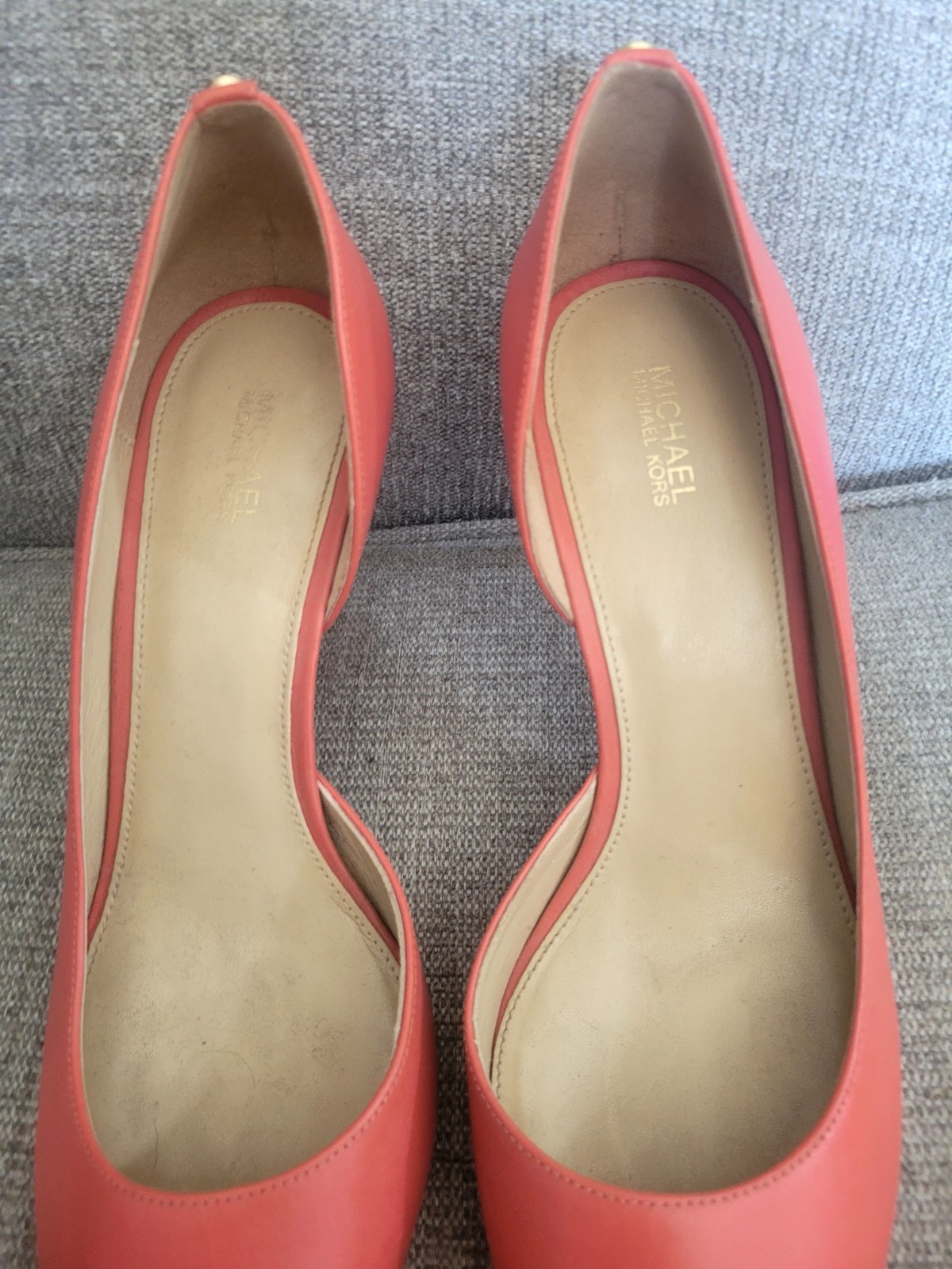 MICHAEL KORS $138 Corral Pointed Leather 3.5 in Heel’s Sz 9.5