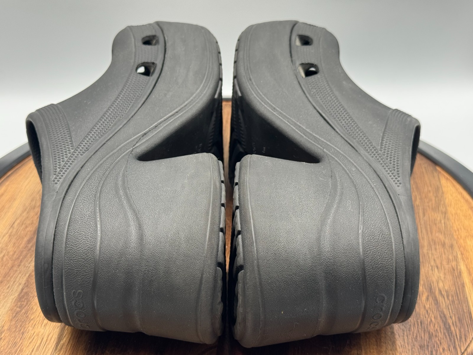 CROCS Women’s Size 10 Men’s Size 8 Siren Platform High Heel Clog Black