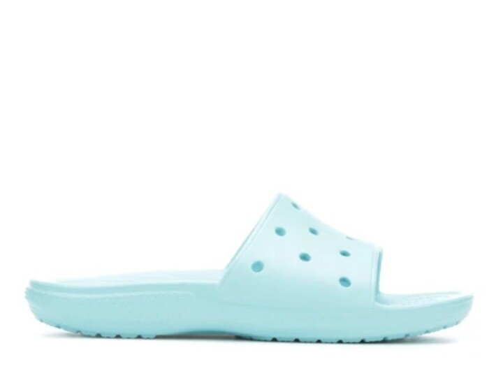 Crocs Men’s Women’s Classic Slides Ice Blue Size M10/W12 Standard Fit