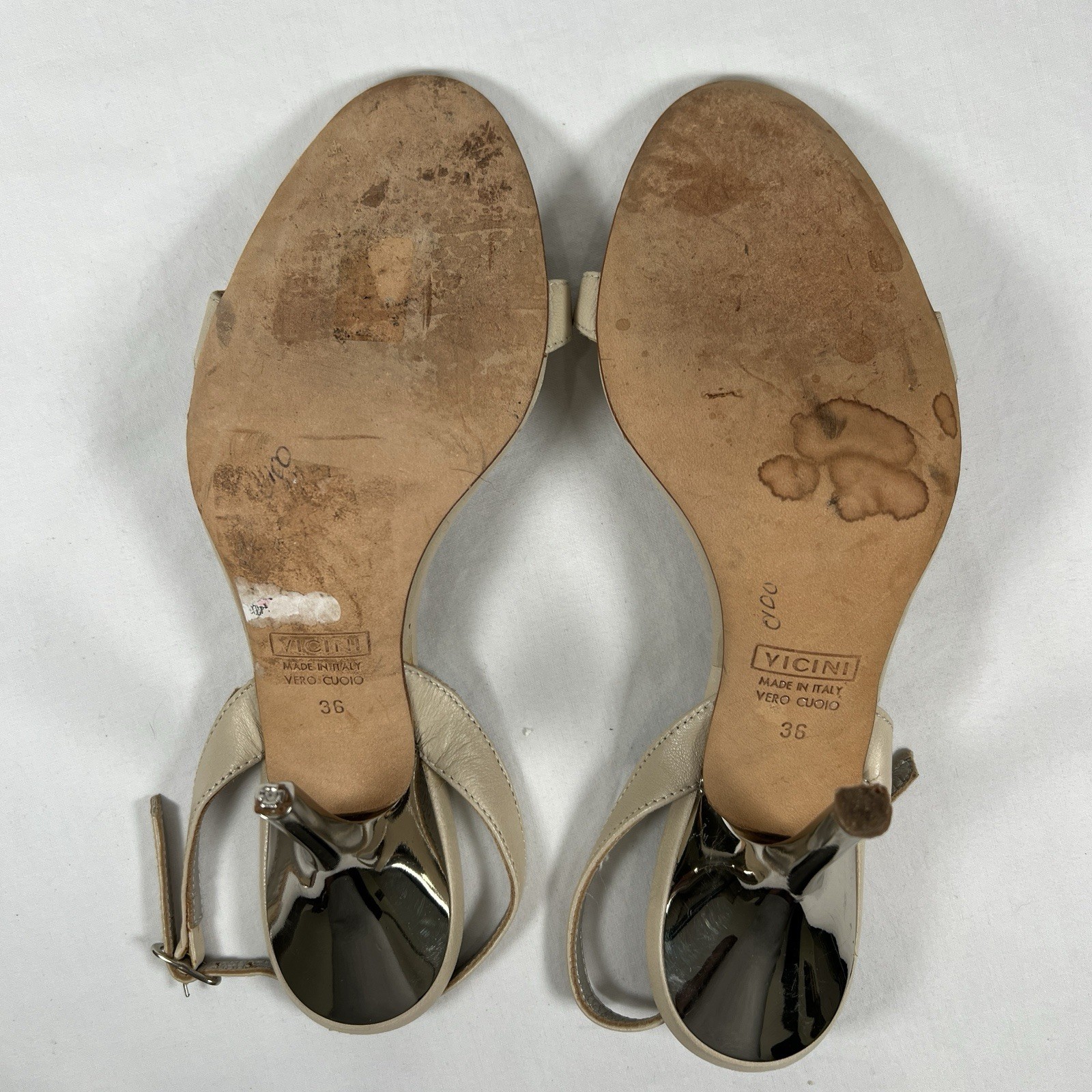 Giuseppe Zanotti Leather Slingback Stiletto Heels Italy Minimalist EU 36 US 6