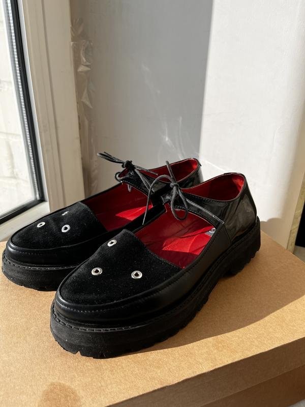 Women TE-SHOES heels red suede 38