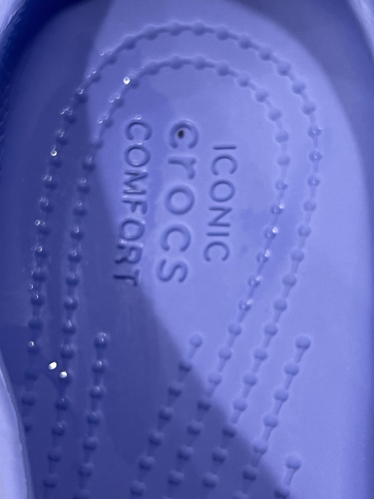 Crocs Classic CRUSH Platform Slide Sandals Moon Jelly Purple Women 7 Men 5