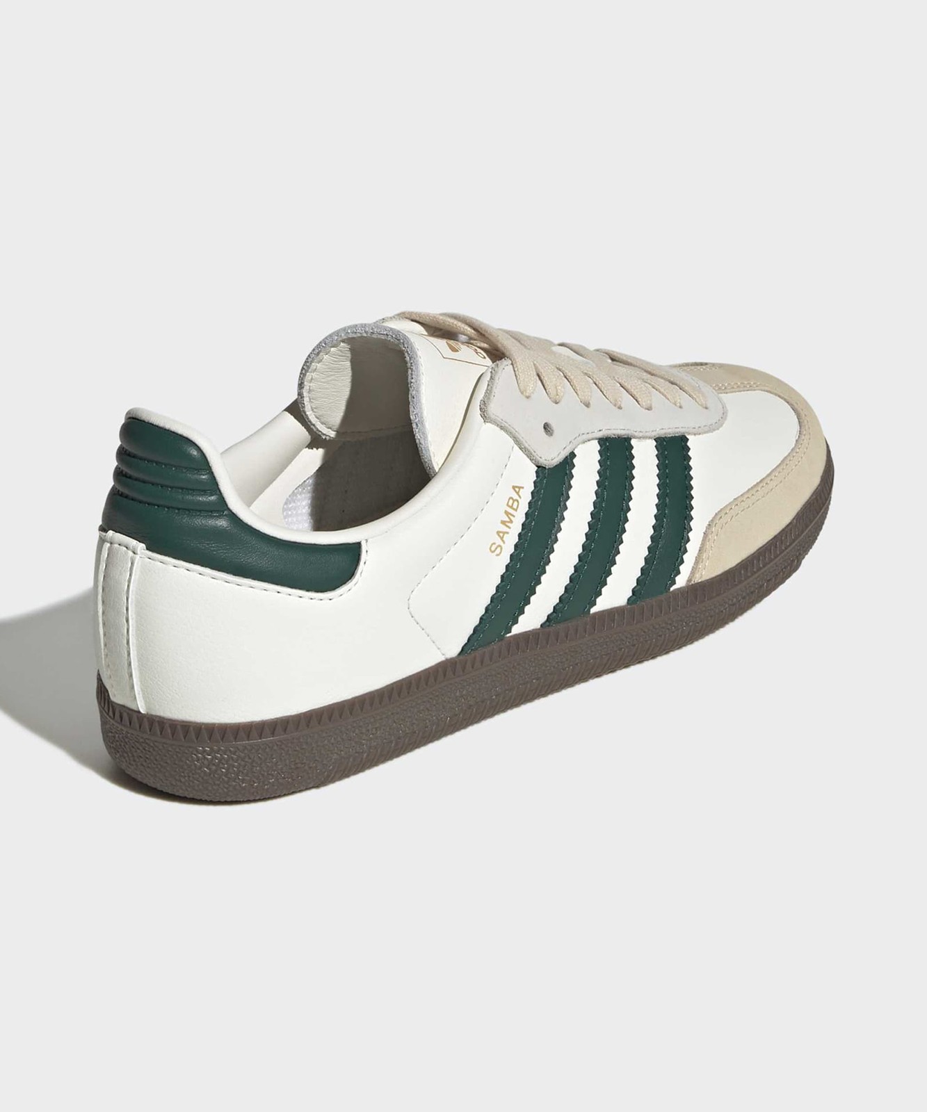 adidas Samba OG White:Green JR8843 Women SZ