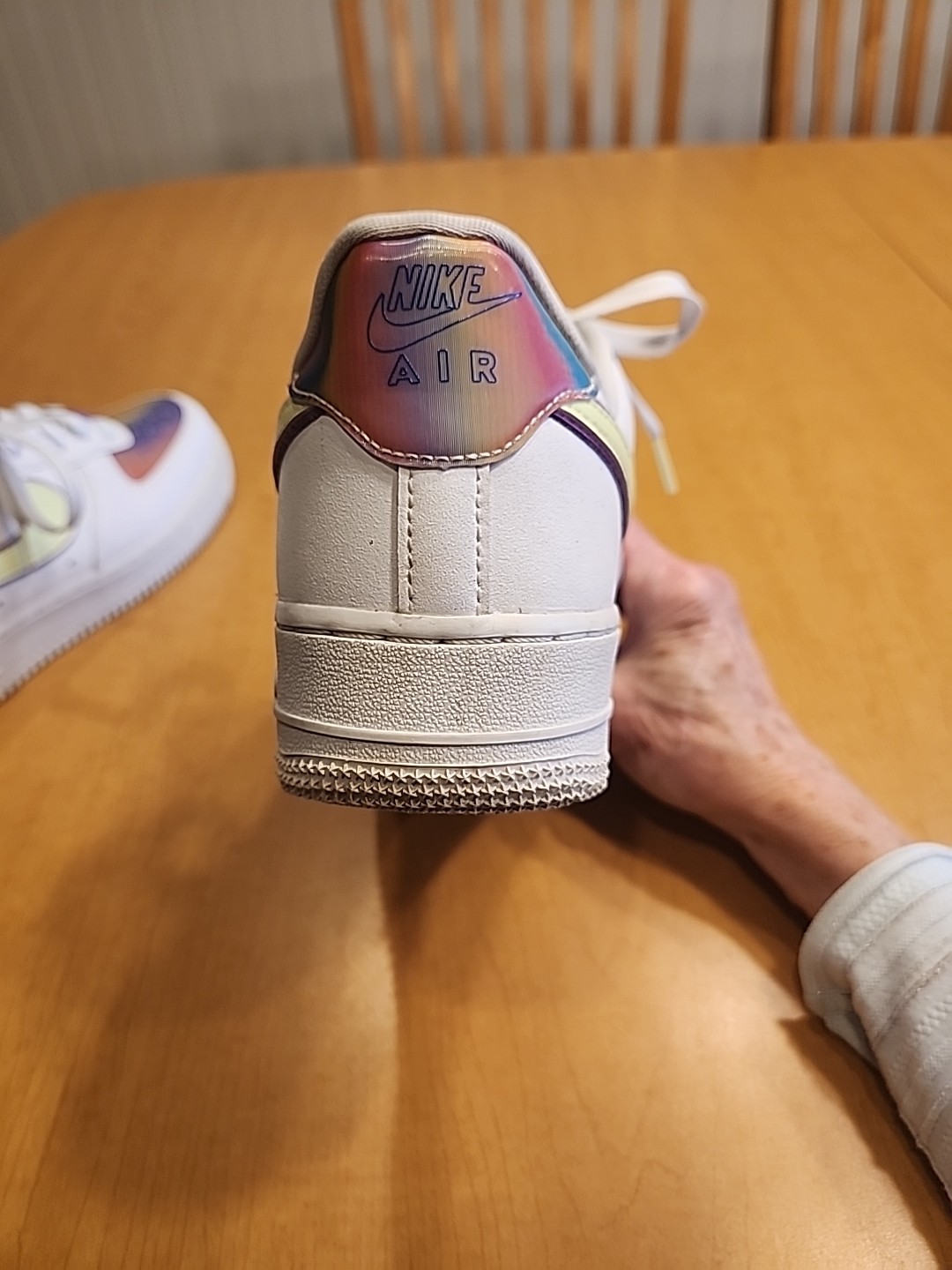 Nike AF1 Women’s Easter Model Sneakers Size 8. CW0367-100. See Description.