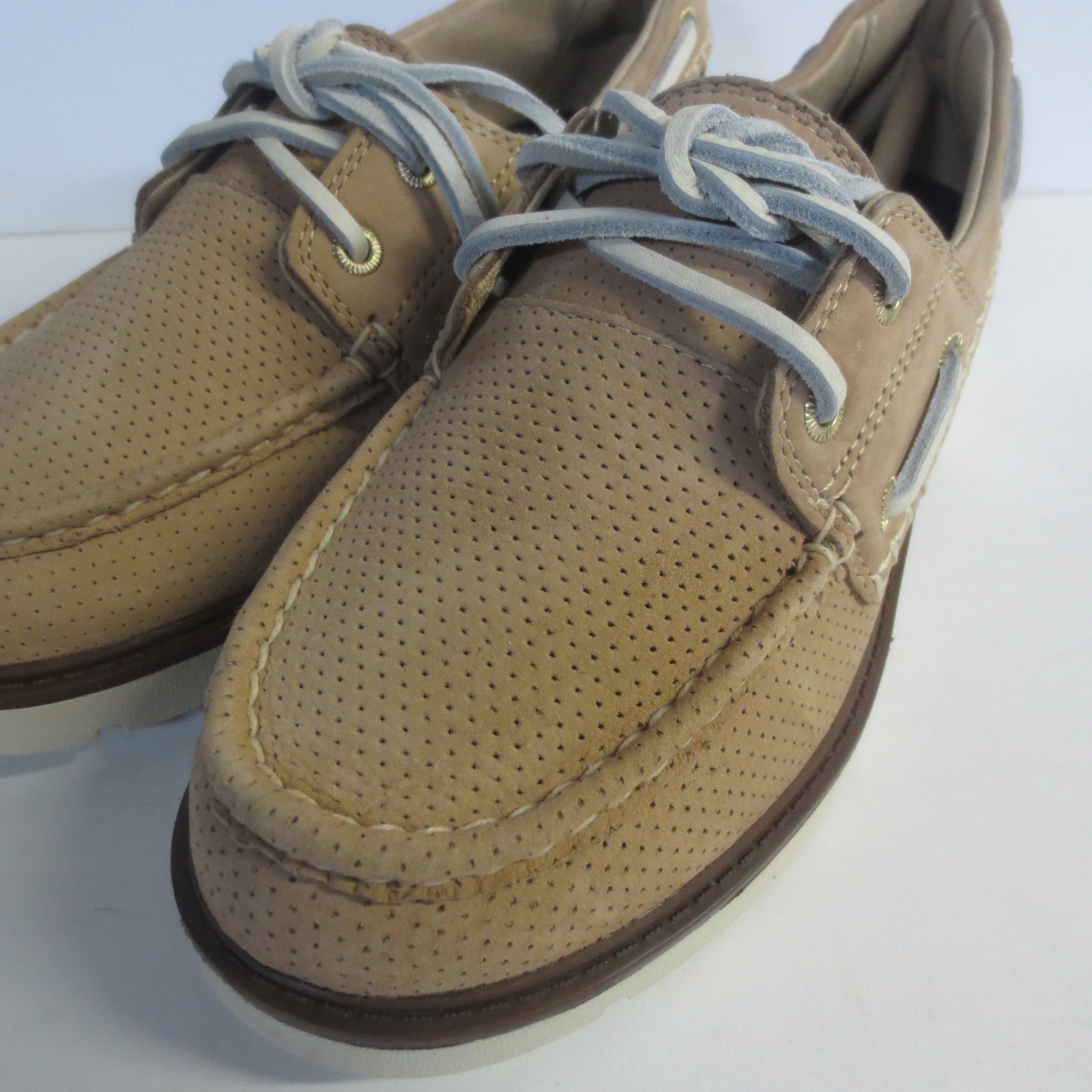 SPERRY WELLS WOMEN’S BOAT SHOES – TAN – US 5