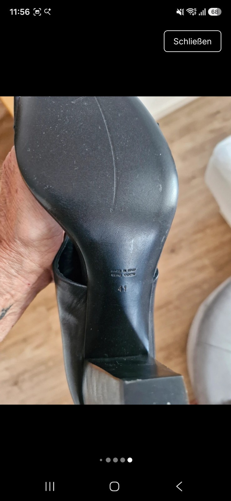 ilaria nistri genuine lambskin ankle boot black 41 new