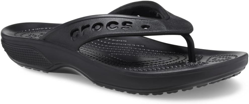 Crocs Adult Women’s Baya II Flip Flops Sandal Black Womens/Mens 6 NEW