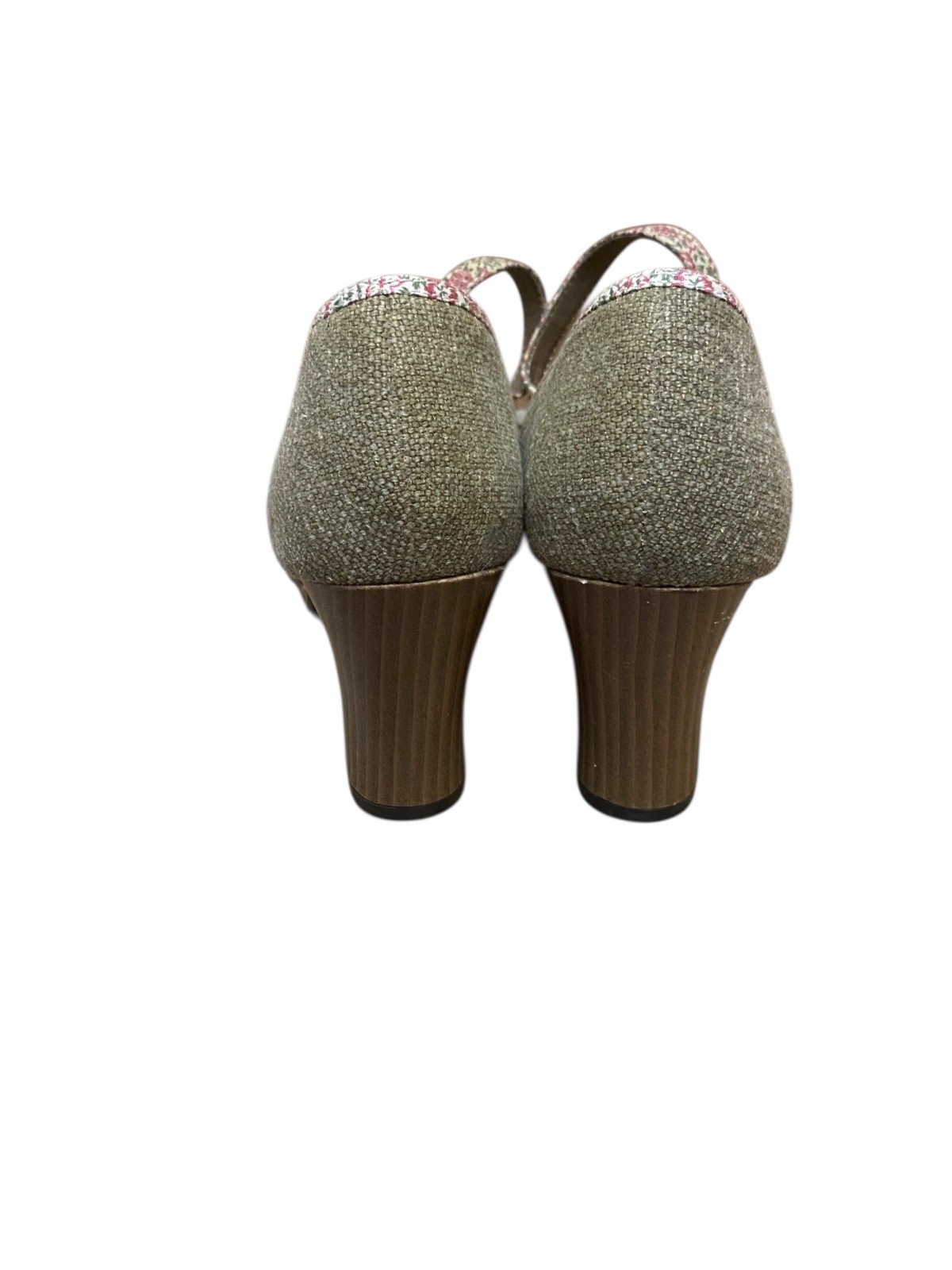 Mudd Womens Joey Open Toe Fabric Mary Jane Heels Size 9 Open Toe With Bow