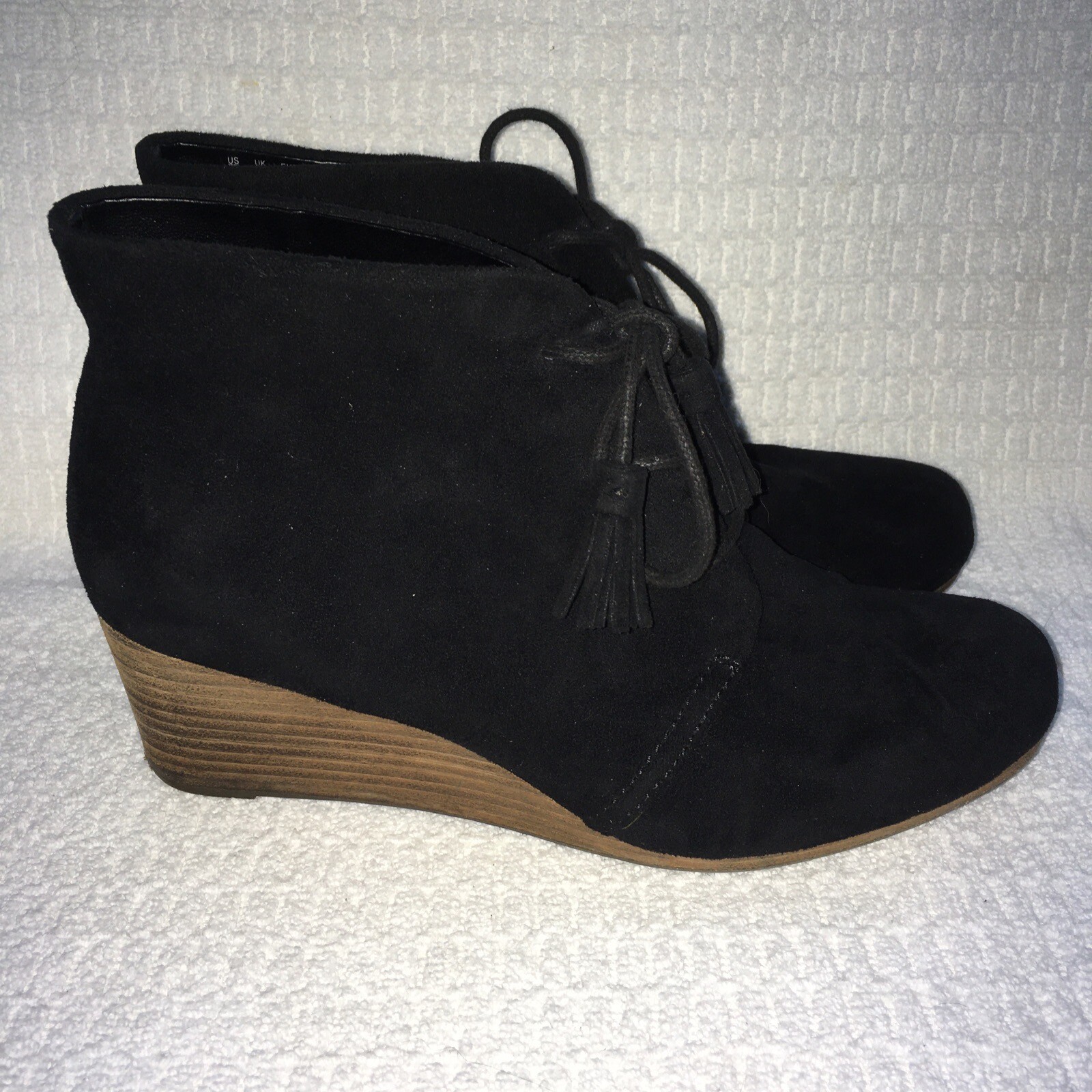 Dr Scholls Womens Dakota Boot Black Suede Size 9 M