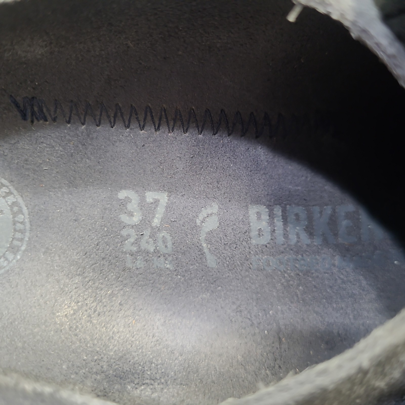 Birkenstock Buckley Blue Grey Suede Clog Cork Shoes Women’s Size EU 37 / US 6
