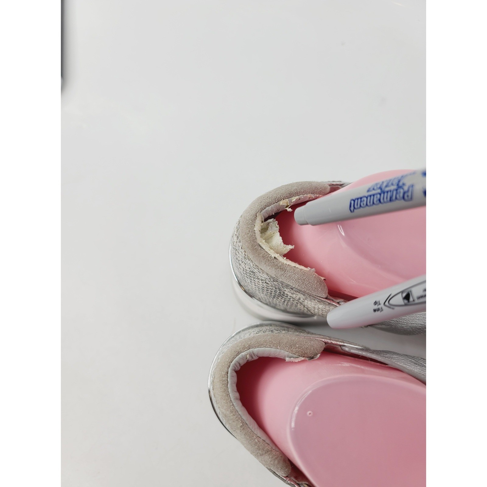 Michael Kors, Lace-Up Round Toe Wedge Sneakers, Women, Size 9 White Silver Gray.