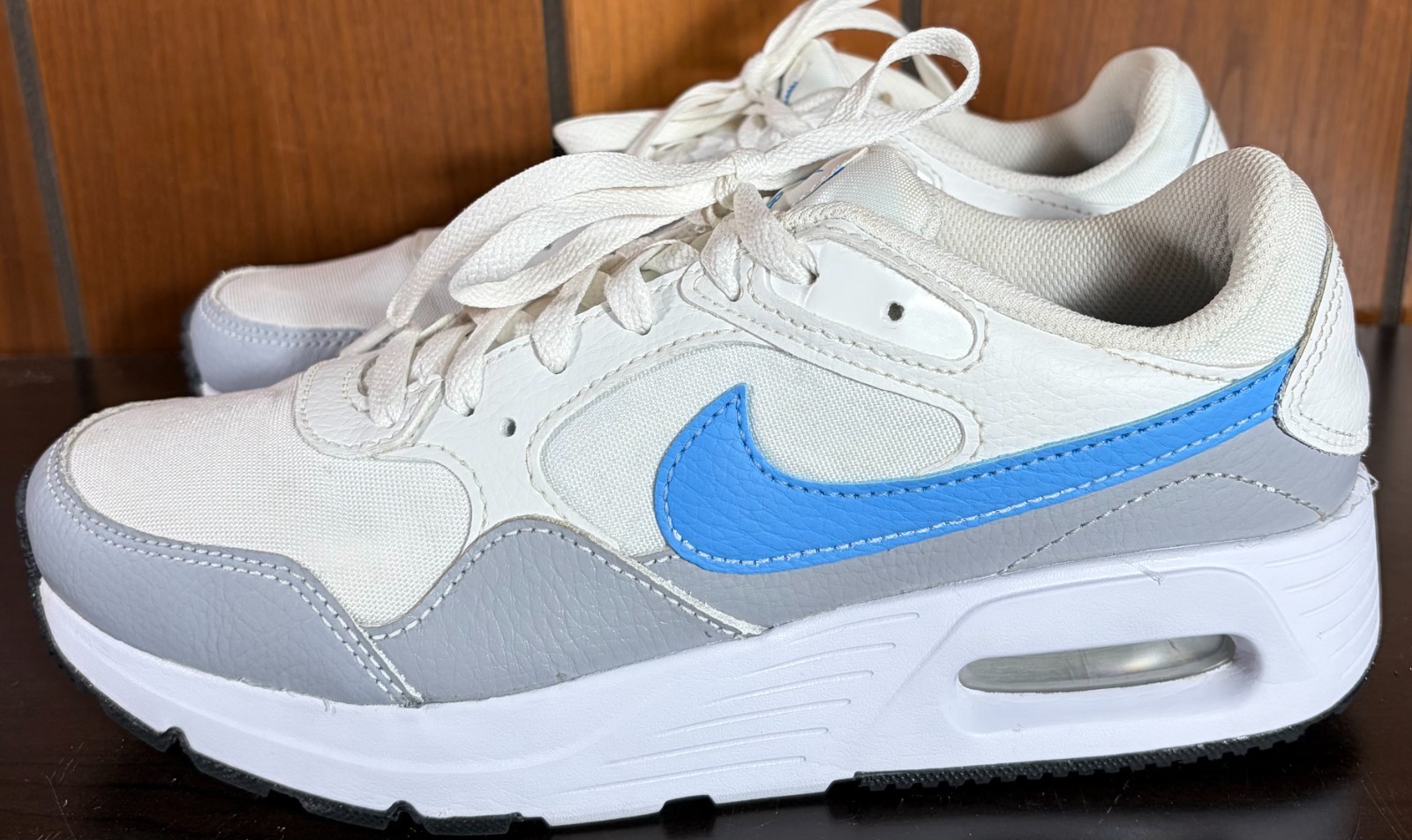 Nike Air Max SC UNC Summit White University Blue Sneakers Womens Sz 7 CW4554-116