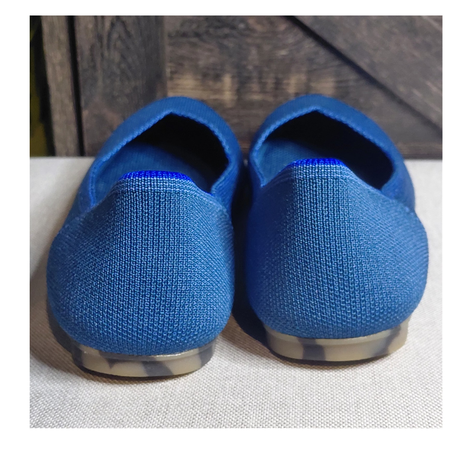 Rothy’s Eco-Friendly Knit Slip-On Flats Blue Women’s Size 8