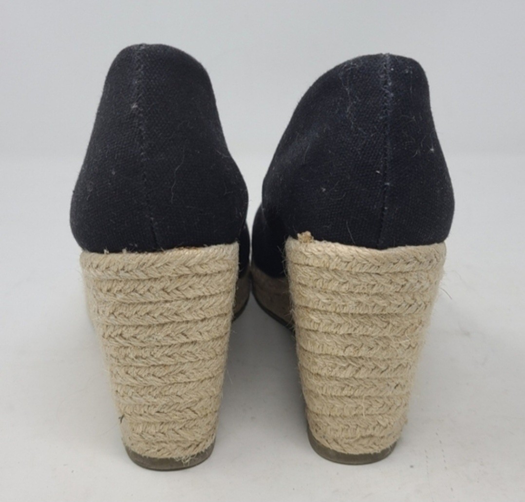 MERONA Canvas Slip On Espadrille Wedge Heels Women’s Size 9.5