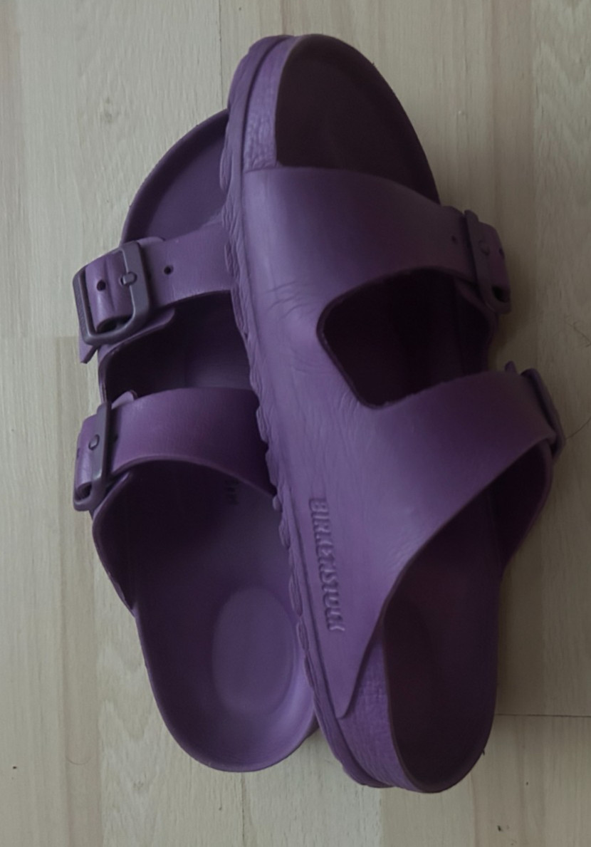 Birkenstock Arizona Eva Women’s Sandals-Purple-EU 36/US 5-5.5. Water friendly