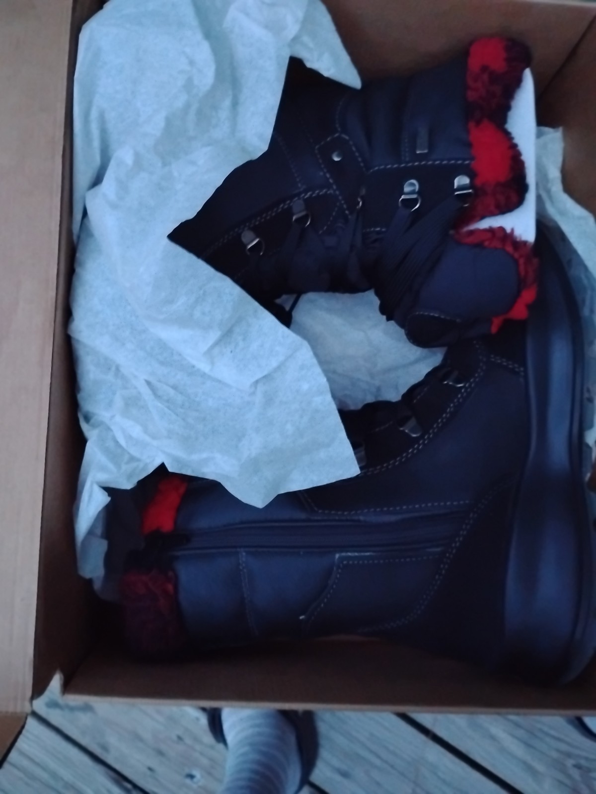 Alpine Design Women’s Sofia Waterproof Winter Boots Black Size 8