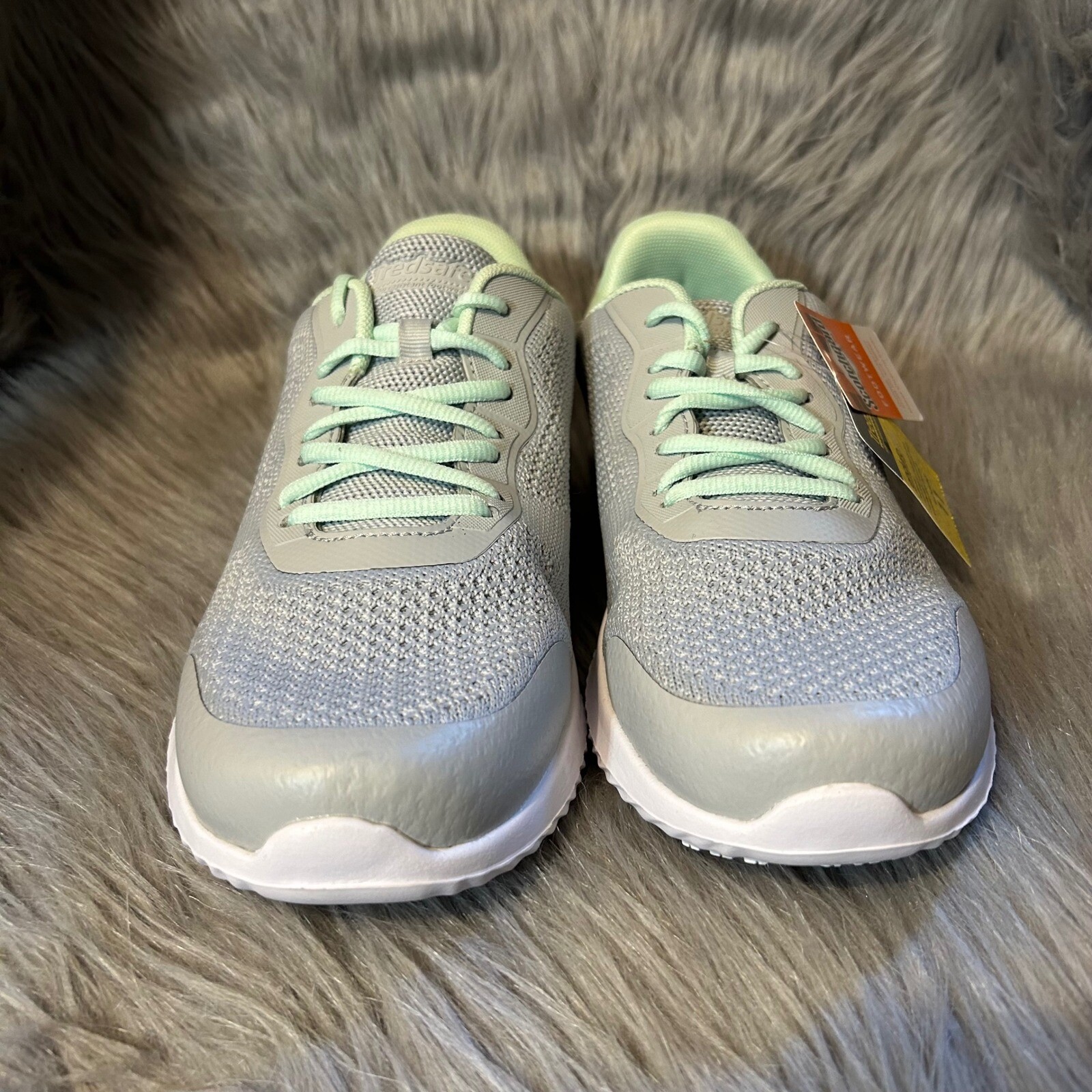 TredSafe Work Sneakers Womens Size 11 Gray Lace Up Slip Resistant Shoes