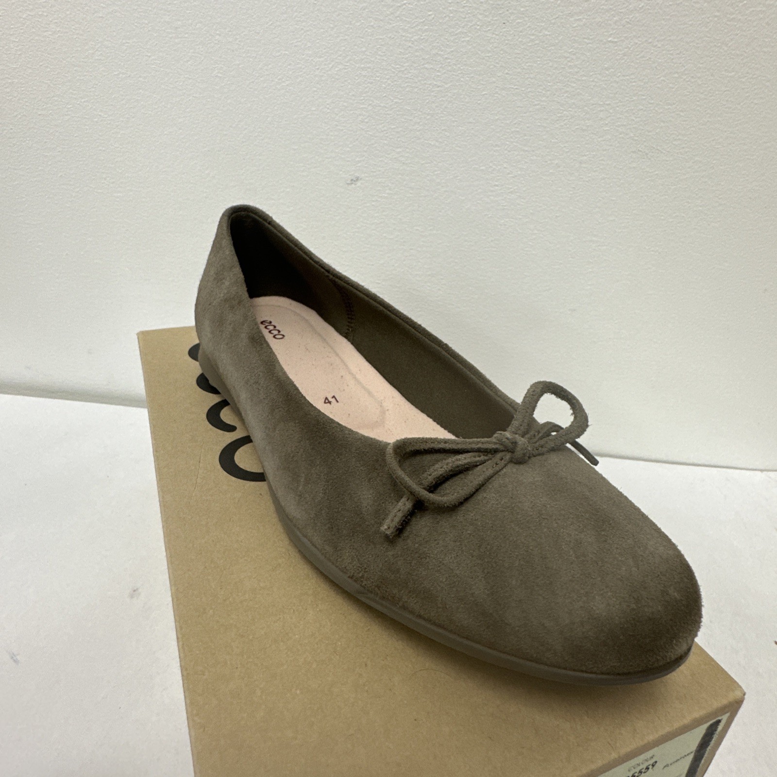 ECCO TOUCH BALLERINA FLAT | ARTICLE 271713 | DARK CLAY 05559 | SIZE 10-10.5US