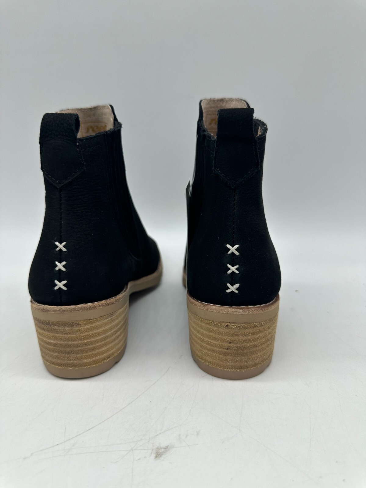 Reef Voyage Water Resistant Black Leather Chelsea Boots Women’s Size 6.5 M