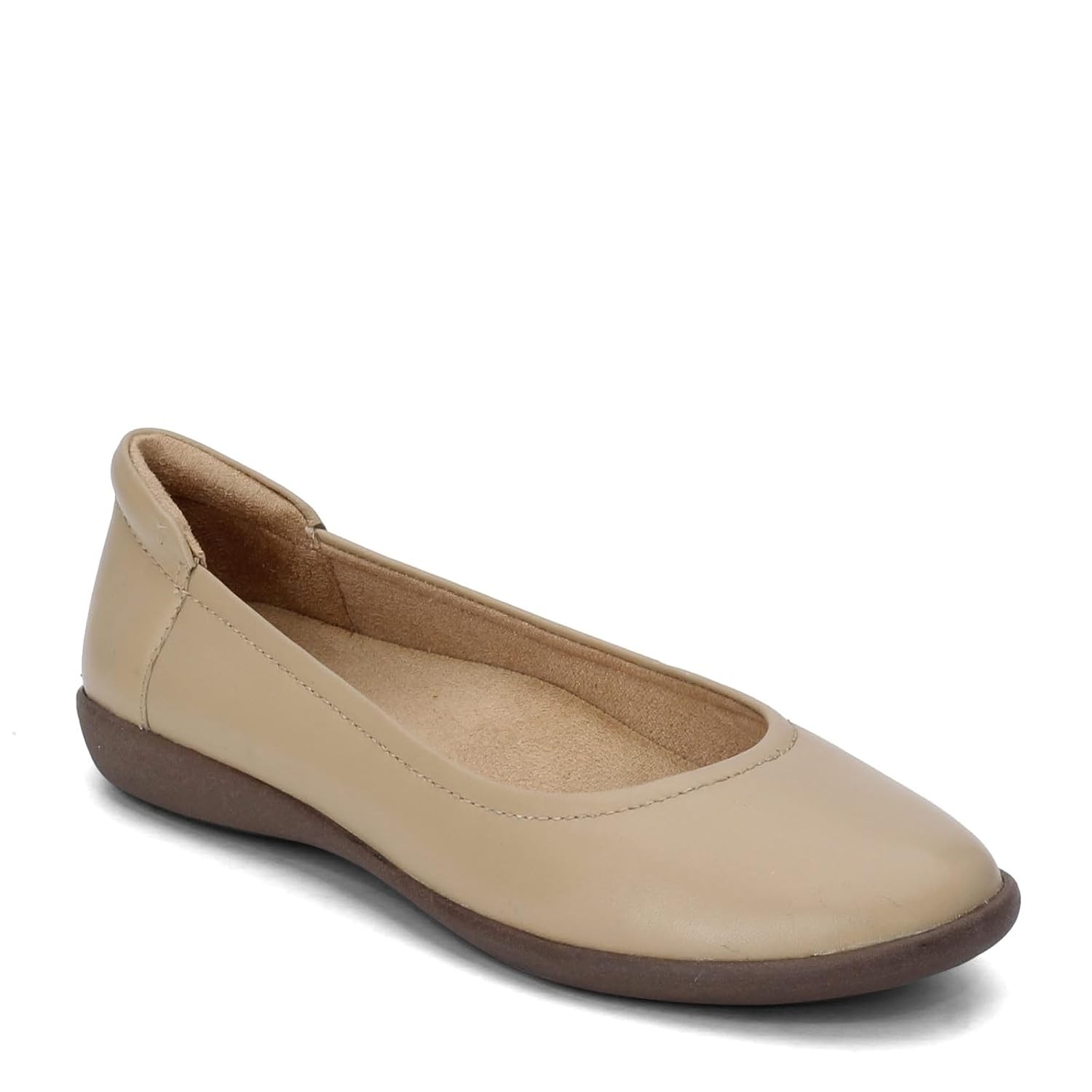 Women’s Naturalizer Flexy Ballet Flats Size 9 Wide Nude Comfort Shoes for Sale