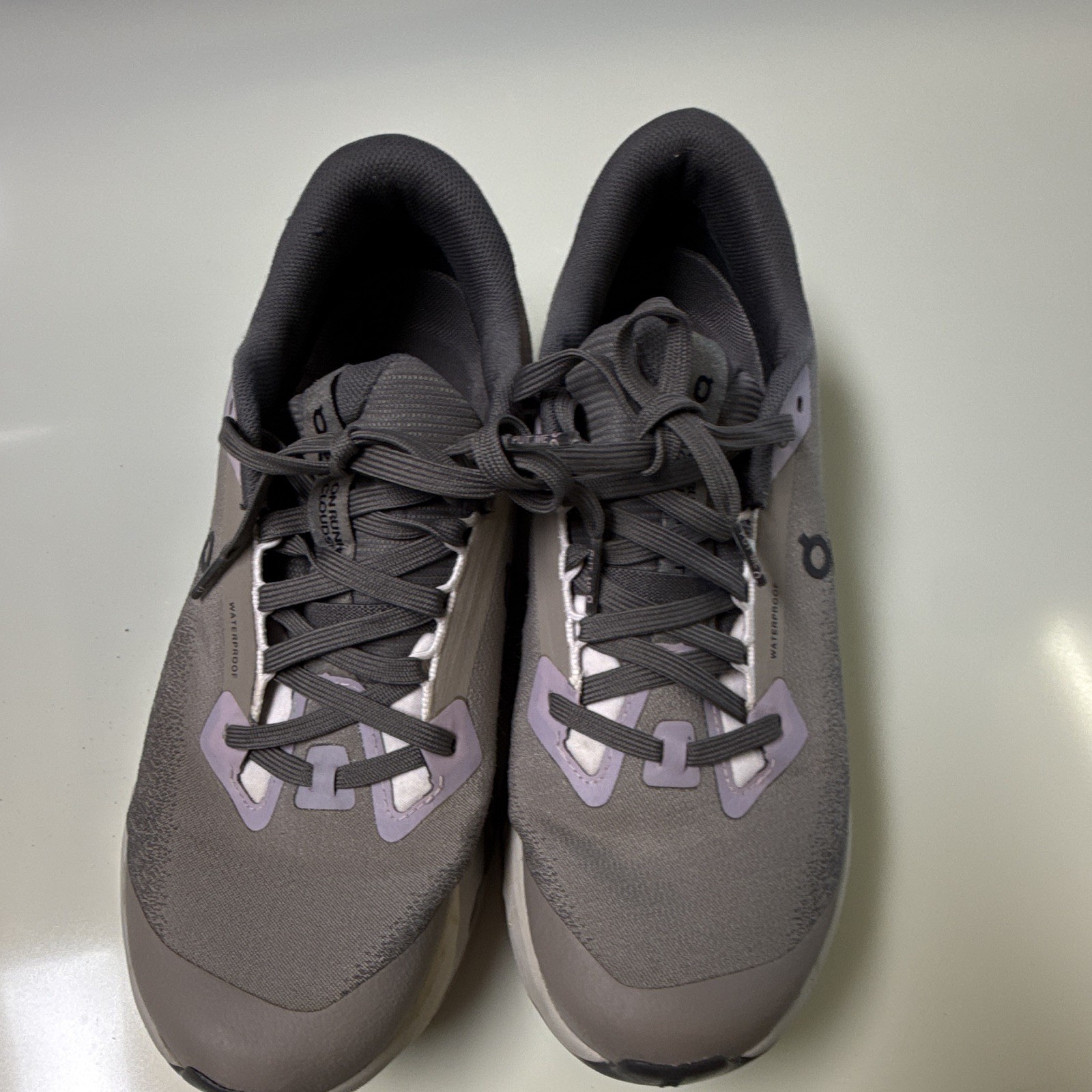 On Cloudsurfer Trail Waterproof Women’s Trail Running Sneakers Gray/Purple