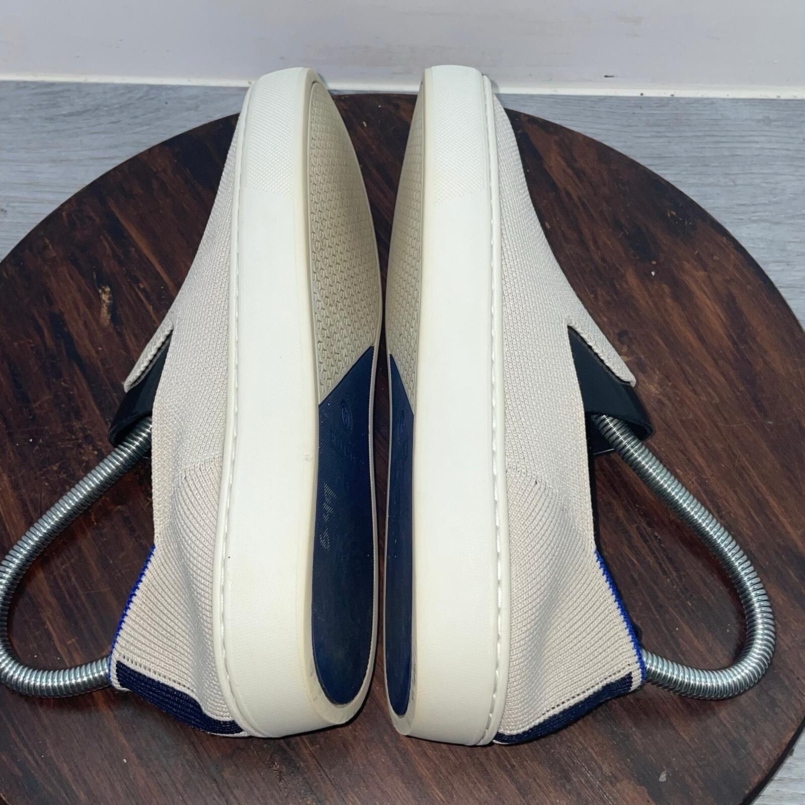 Rothy’s The Slip On Sand Knit Fabric Low Top Everyday Sneakers Women’s Size US 6