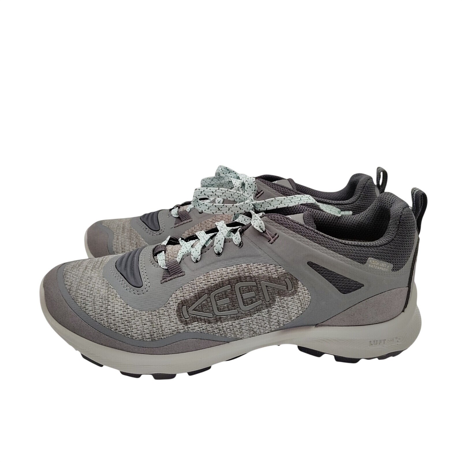 KEEN Terradora Flex Waterproof Hiking Shoes Women’s 9 Steel Grey/Cloud Blue