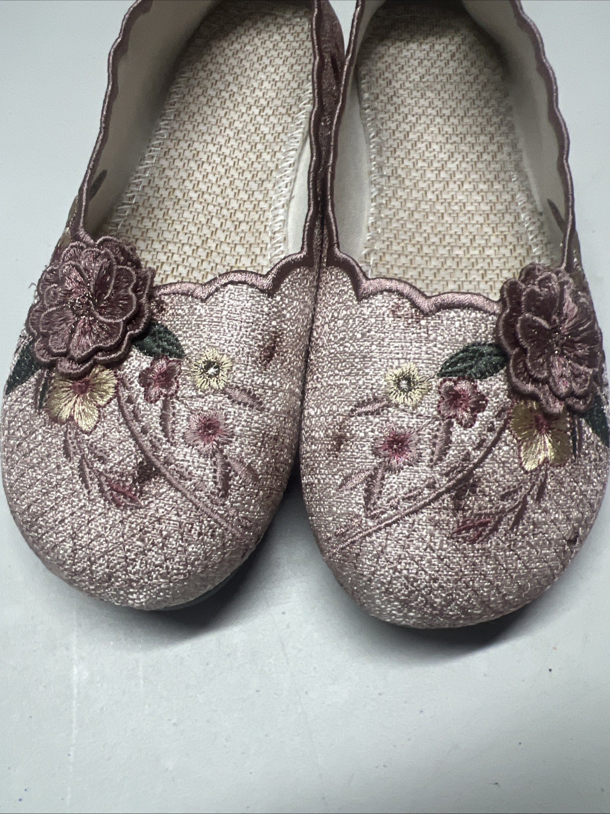 New Women Comfortable Ballet Flat Slip On Loafers Ballerina Shoes Retro Sz 39-8
