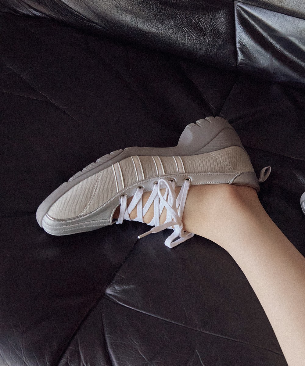 Rockfish Weatherwear BLISS HEEL LACEUP SNEAKERS Balletcore 4.5cm
