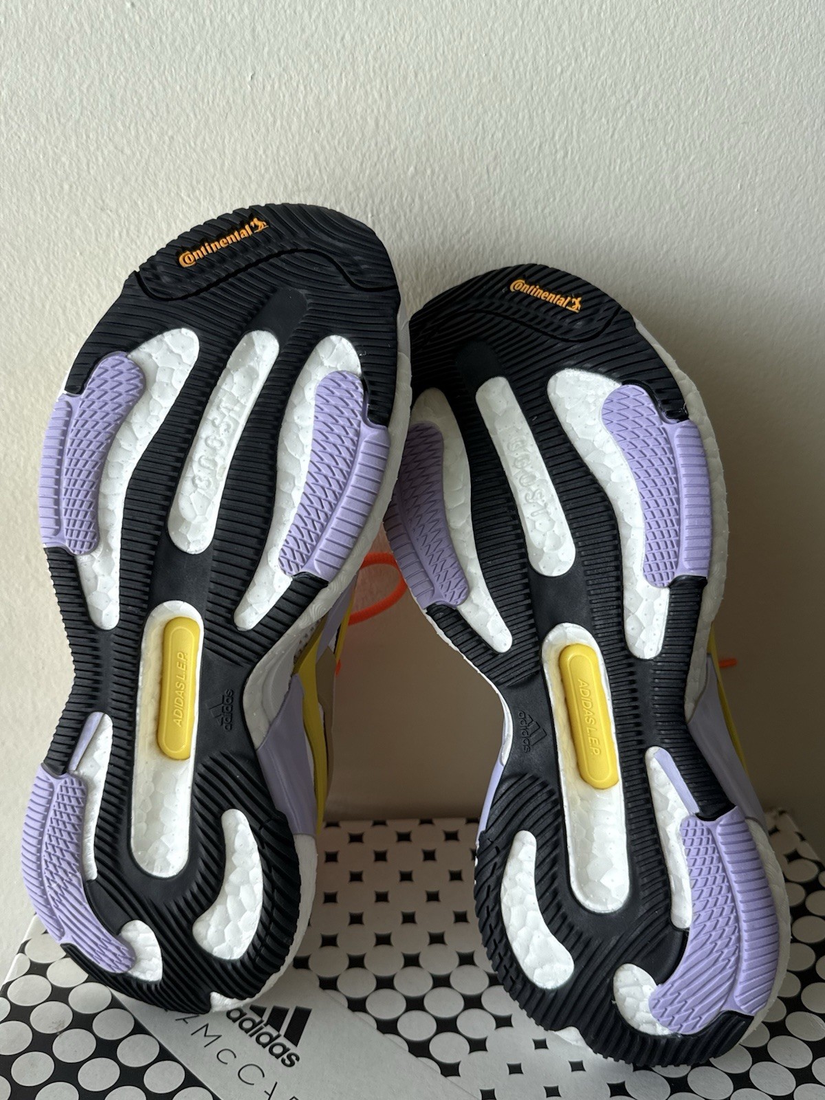adidas Stella McCartney SolarGlide GX9861 Gum Shift Purple Yellow Primeknit, 8