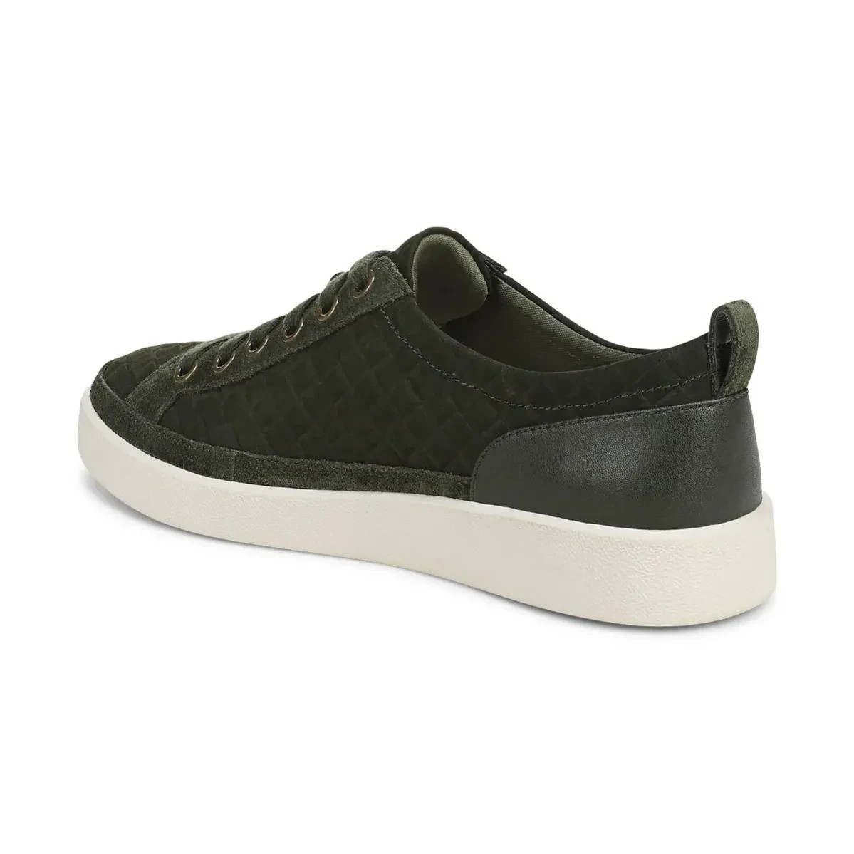 Vionic Winny Sneaker, Olive Moss Leather – US Stock, No Import Fees